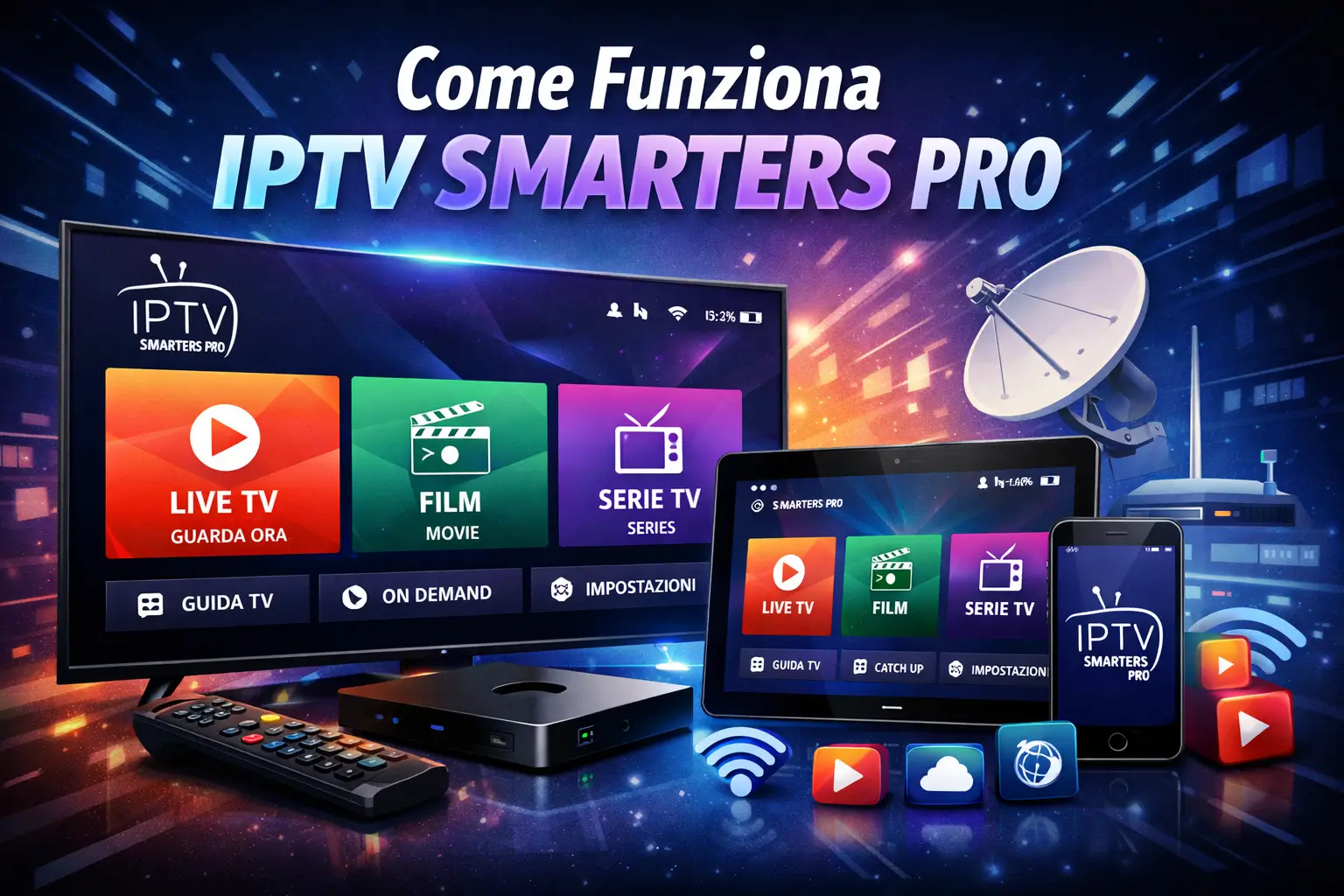 come funziona iptv smarters pro